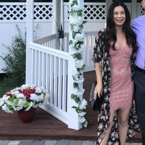 Express Lace Mini Dress